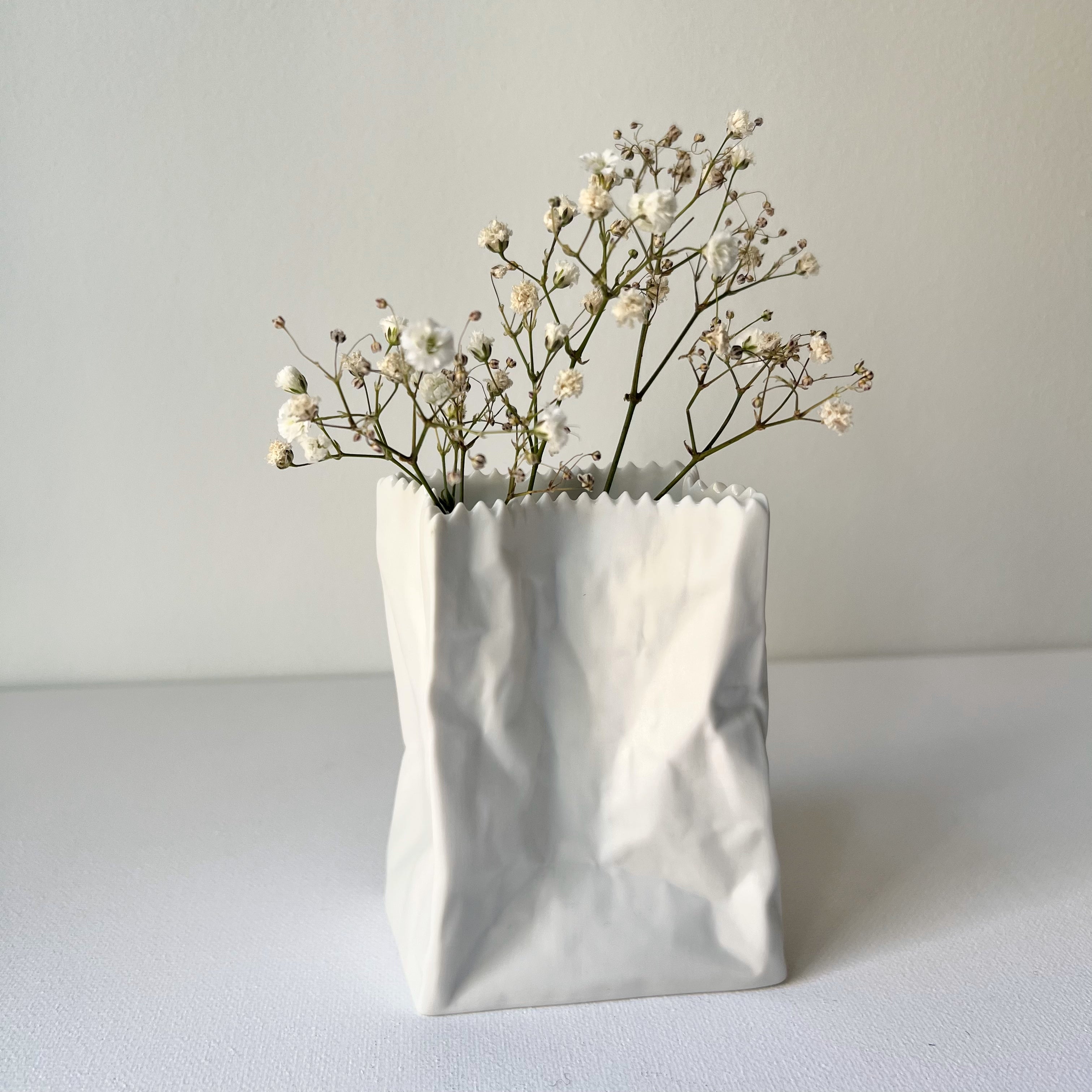 Vintage】Germany - Rosenthal 1970s Paper Bag Vase No.3587/70