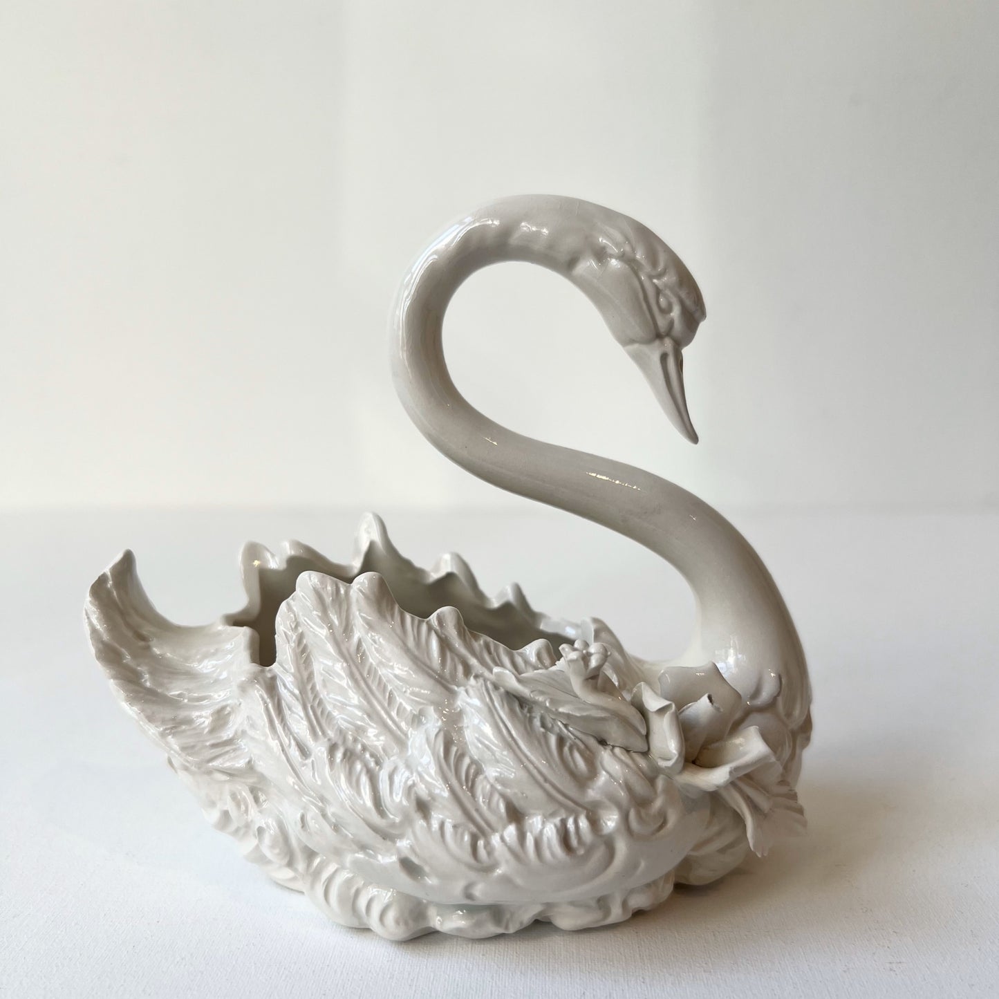 【Antique】France ‐ 1880s Swan Objet
