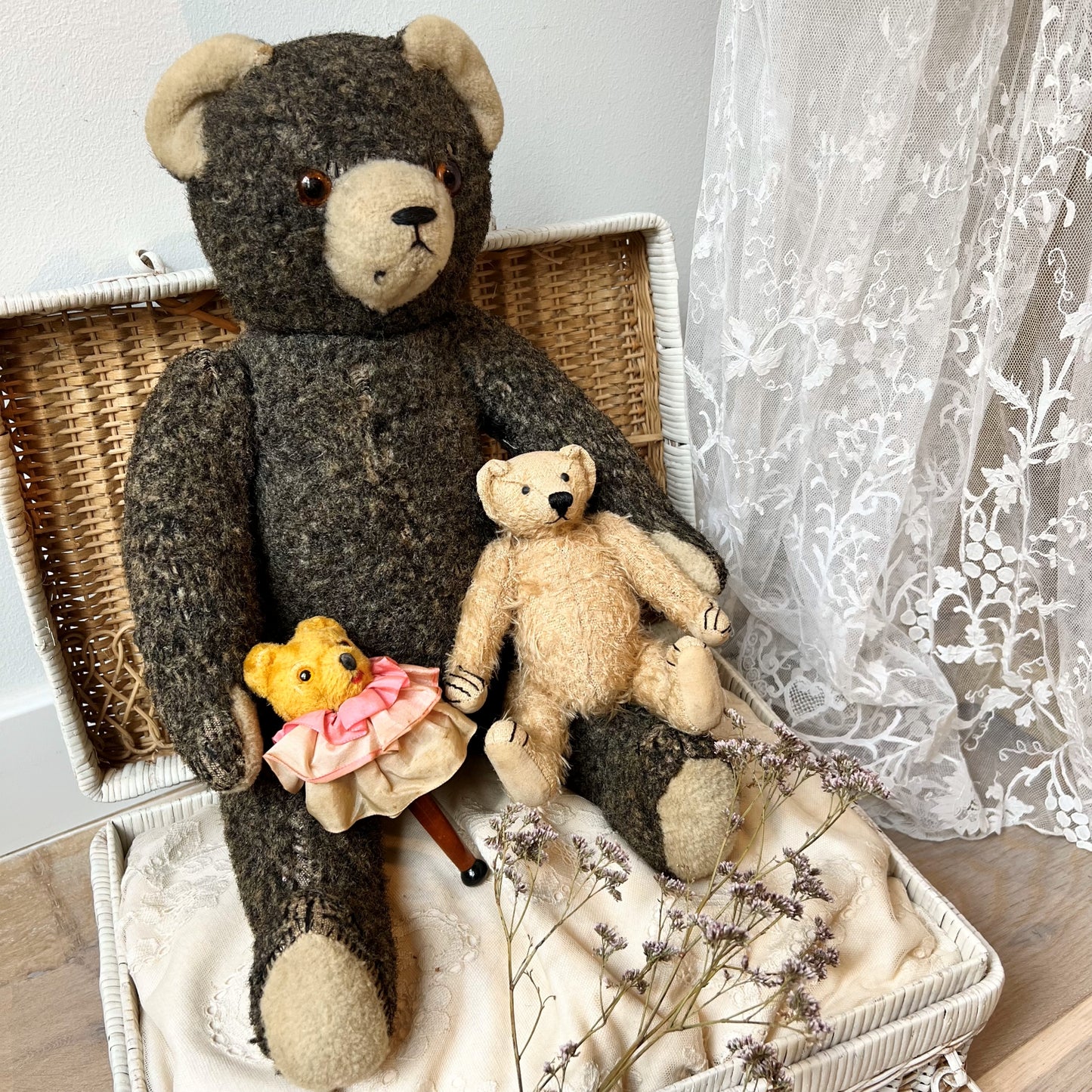 【Vintage】Germany - 1940‐50s Teddy Bear（47㎝）