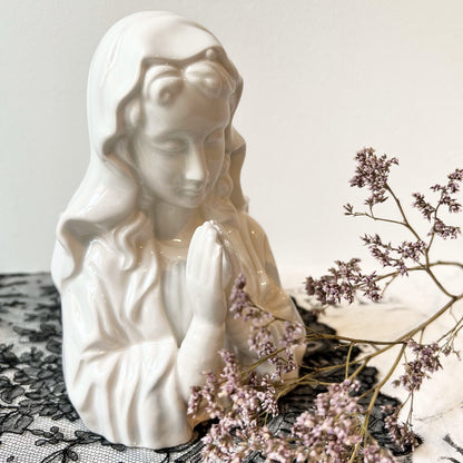 【Vintage】France ‐ 1950s Our Lady Statue Vase