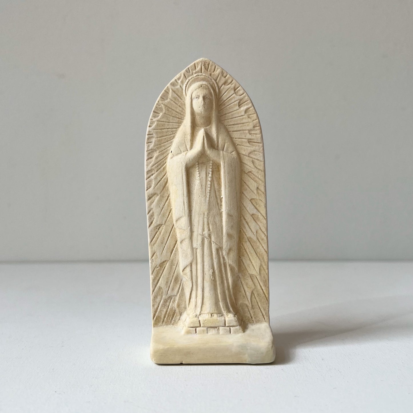 【Vintage】France - 1960s P. P. Depose Our Lady of Lourdes Statue