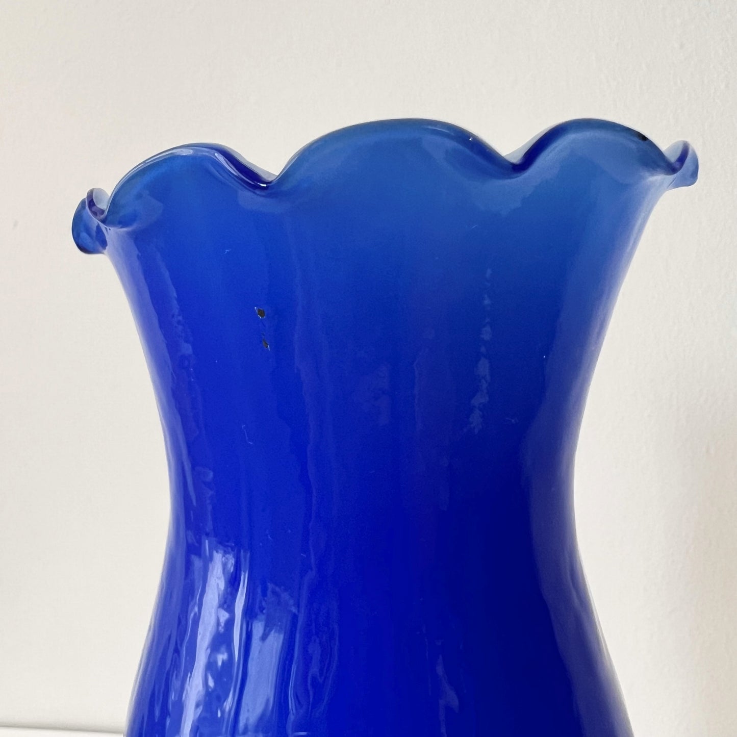 【Vintage】US - 1960s Mid Century Cobalt Blue Hand Vase