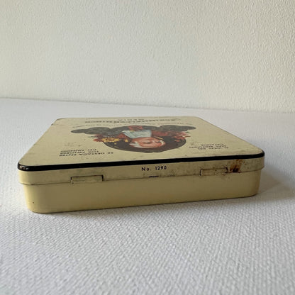 【Vintage】Netherlands - Schimmelpenninck-Media Tin（Grandma and Flowers）