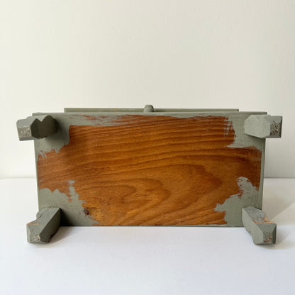 【Vintage】Netherlands - 1970s Small Wooden Shelf