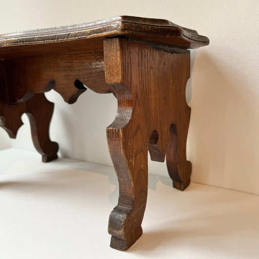 【Vintage】France - 1950s Small Wooden Stand B