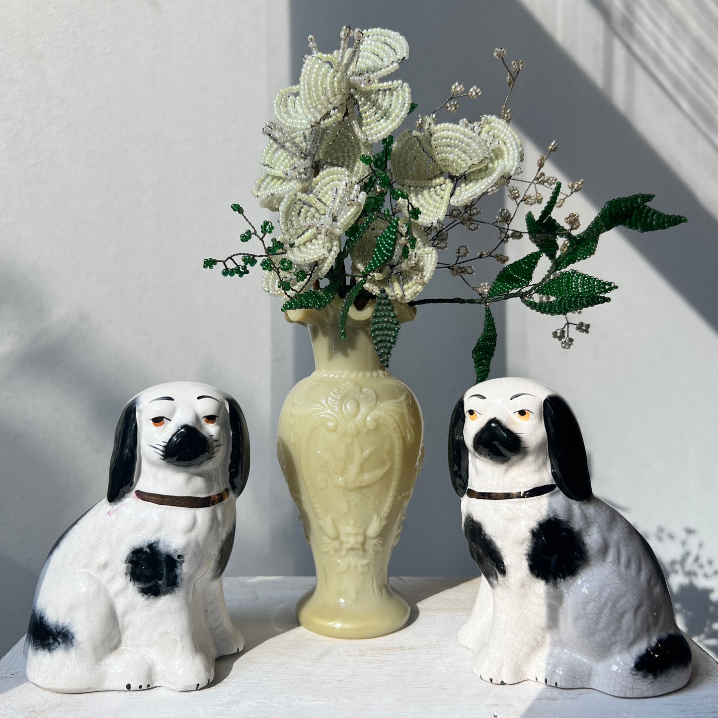 【Vintage】UK ‐ 1940‐50s Staffordshire Dogs Figurine