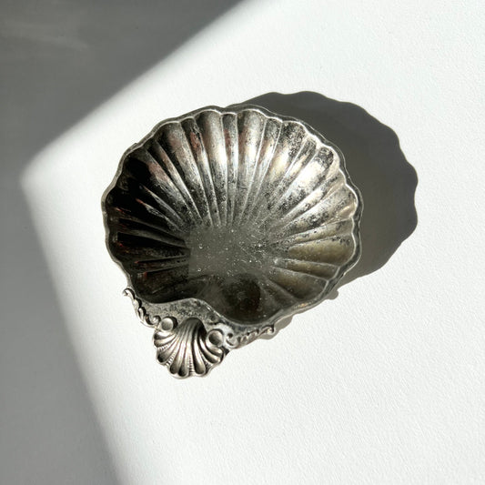 【Vintage】France - 1940‐50s Metal Shell Dish