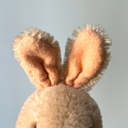 【Vintage】Shanghai ‐ 1950s Pure Wool Red Ribbon Mini Rabbit