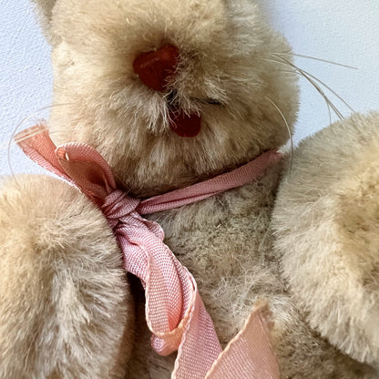 【Vintage】China ‐ 1950s Pink Ribbon Rabbit