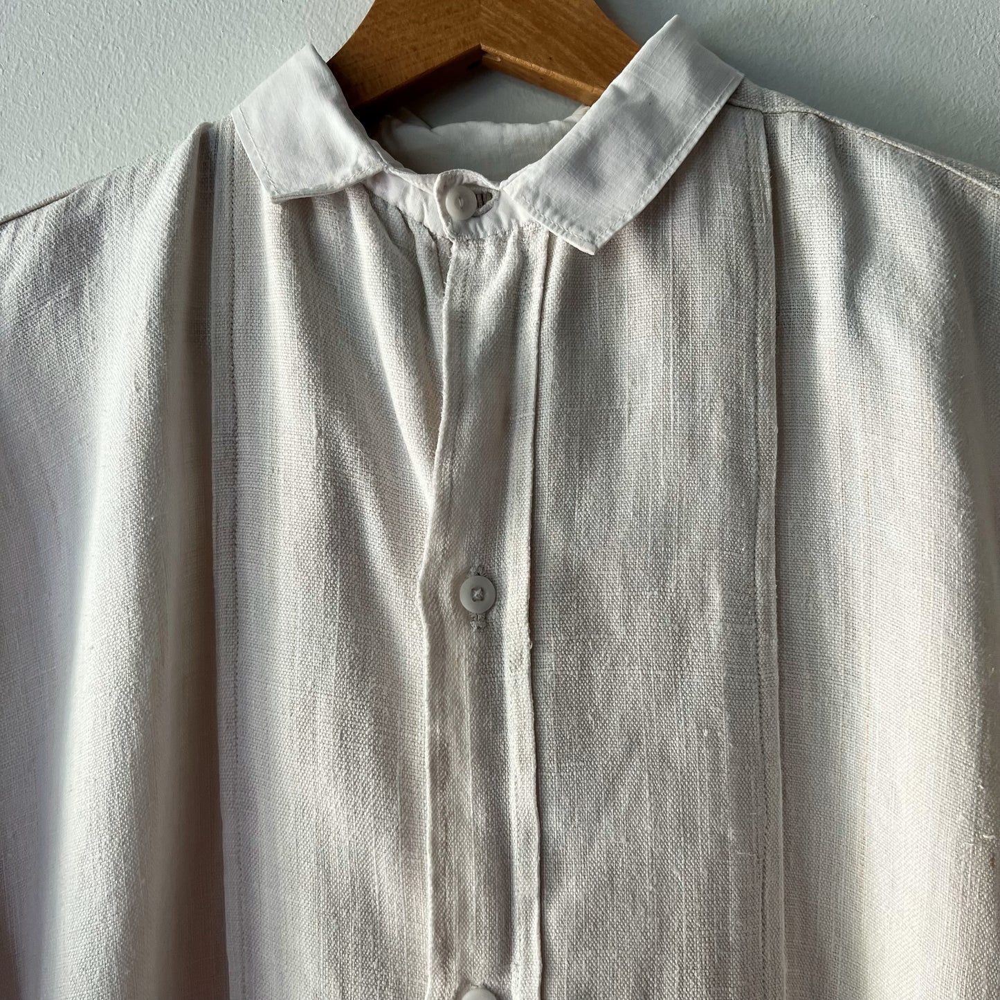 【Antique】France - 1920s Linen Dress（JM）