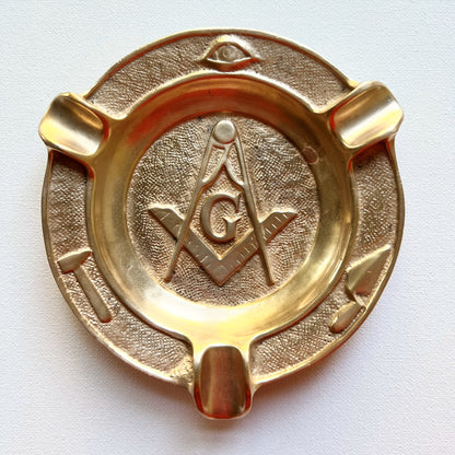 【Vintage】UK - Freemason Ashtray