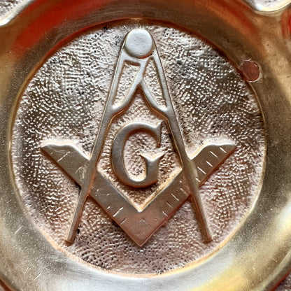 【Vintage】UK - Freemason Ashtray