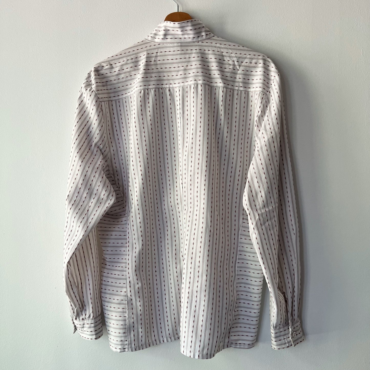 【Vintage】Germany - 1970s Double Button Stand Collar Shirt