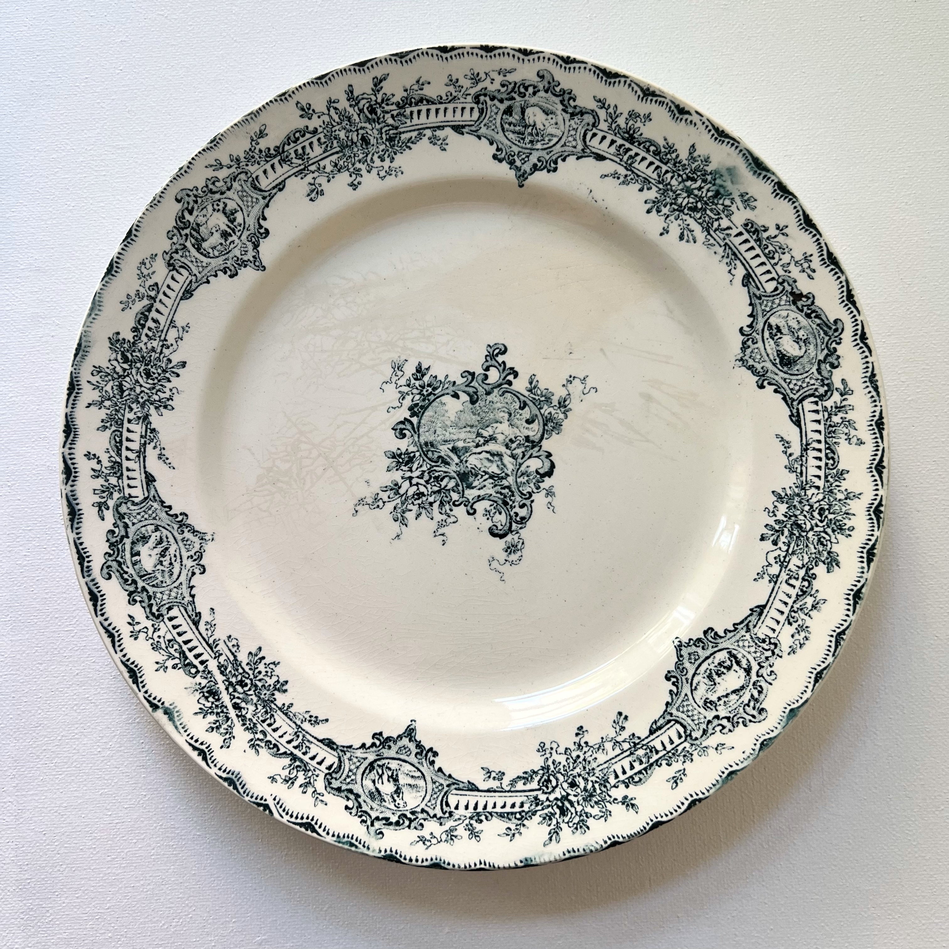 【Antique】France - Creil et Montereau 1850s 