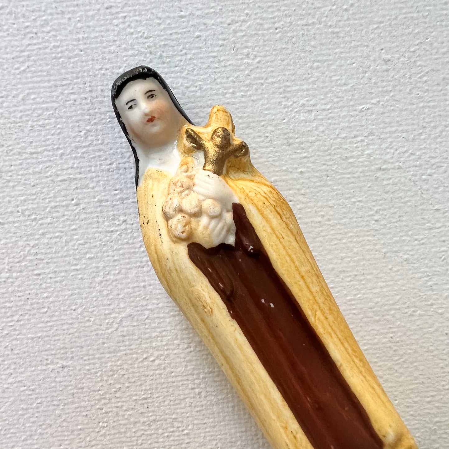 【Vintage】Germany - Saint Therese of Lisieux Pottery Statue