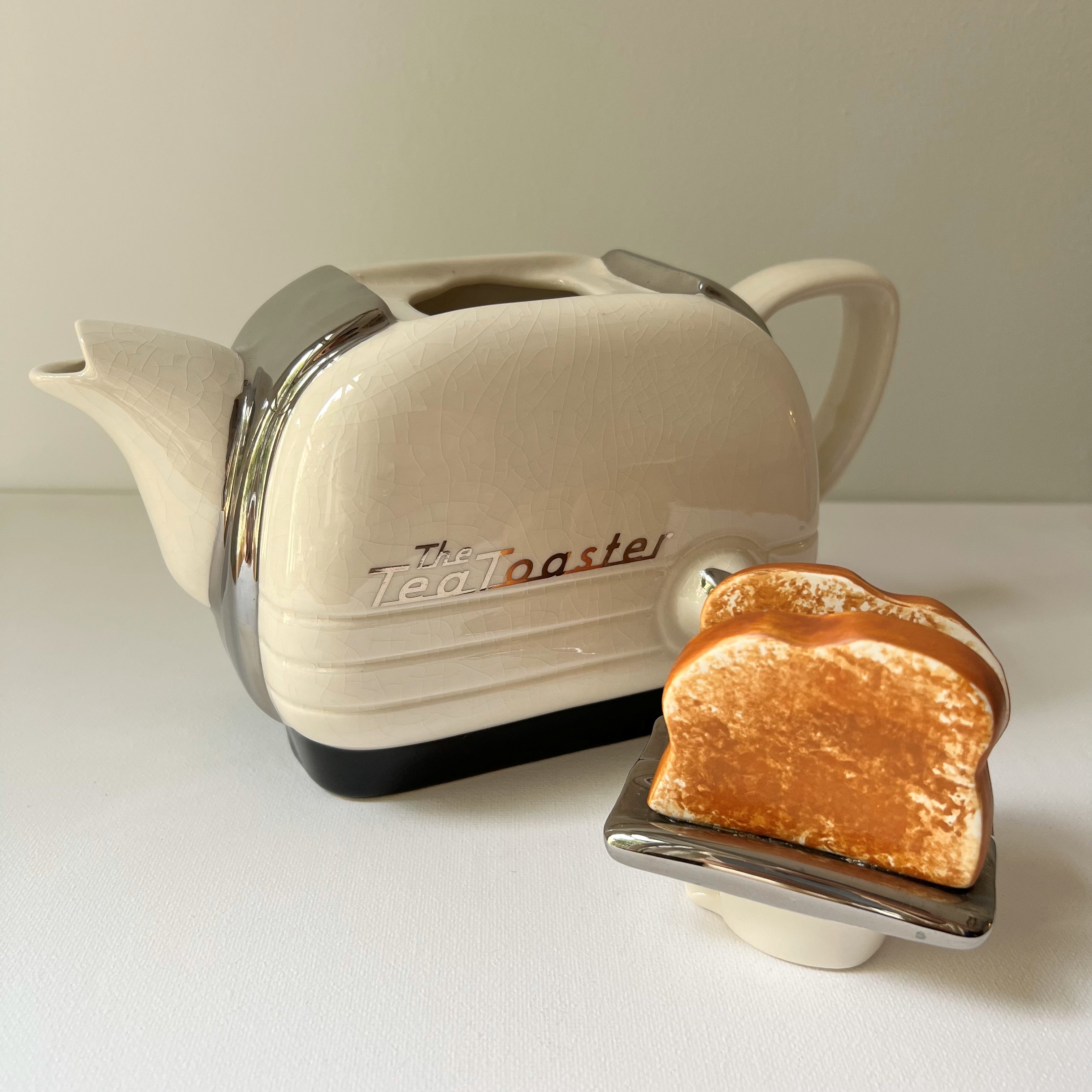 【Vintage】England - Teapottery Toaster Teapot ※ヨーロッパ直送