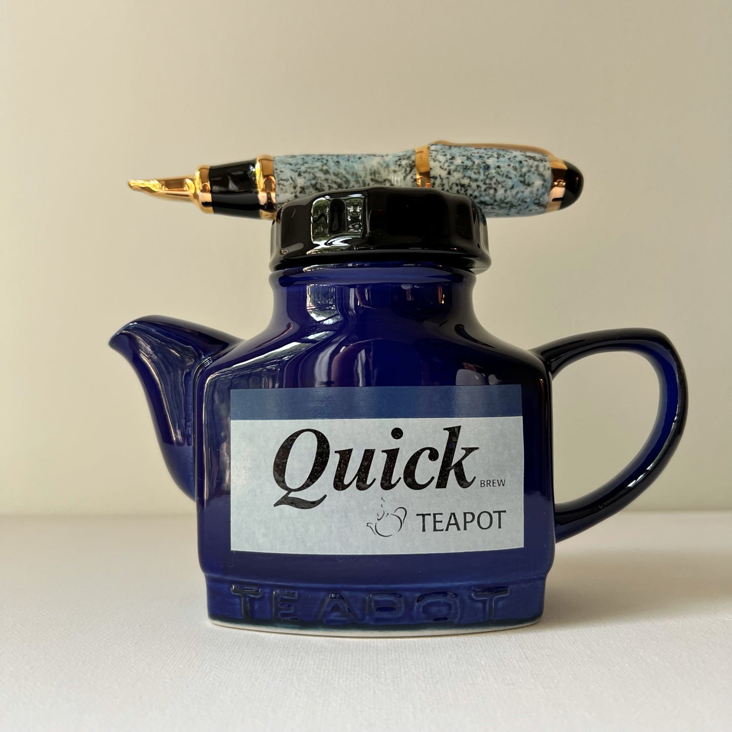 【Vintage】England - Teapottery Quick Ink Teapot