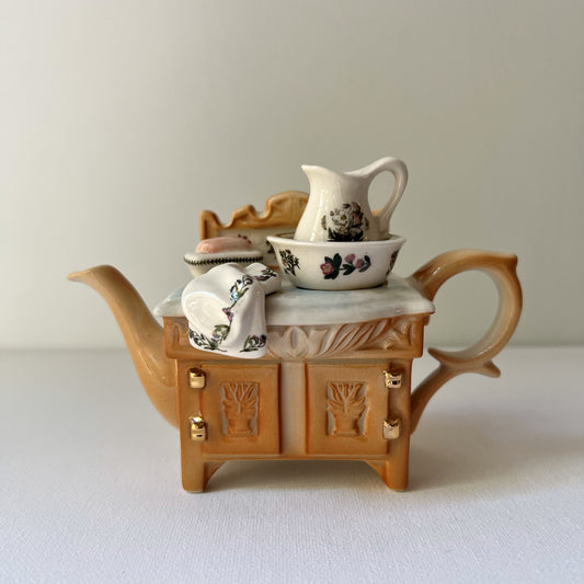 【Vintage】England - PORTMEIRION Wash Stannd Teapot