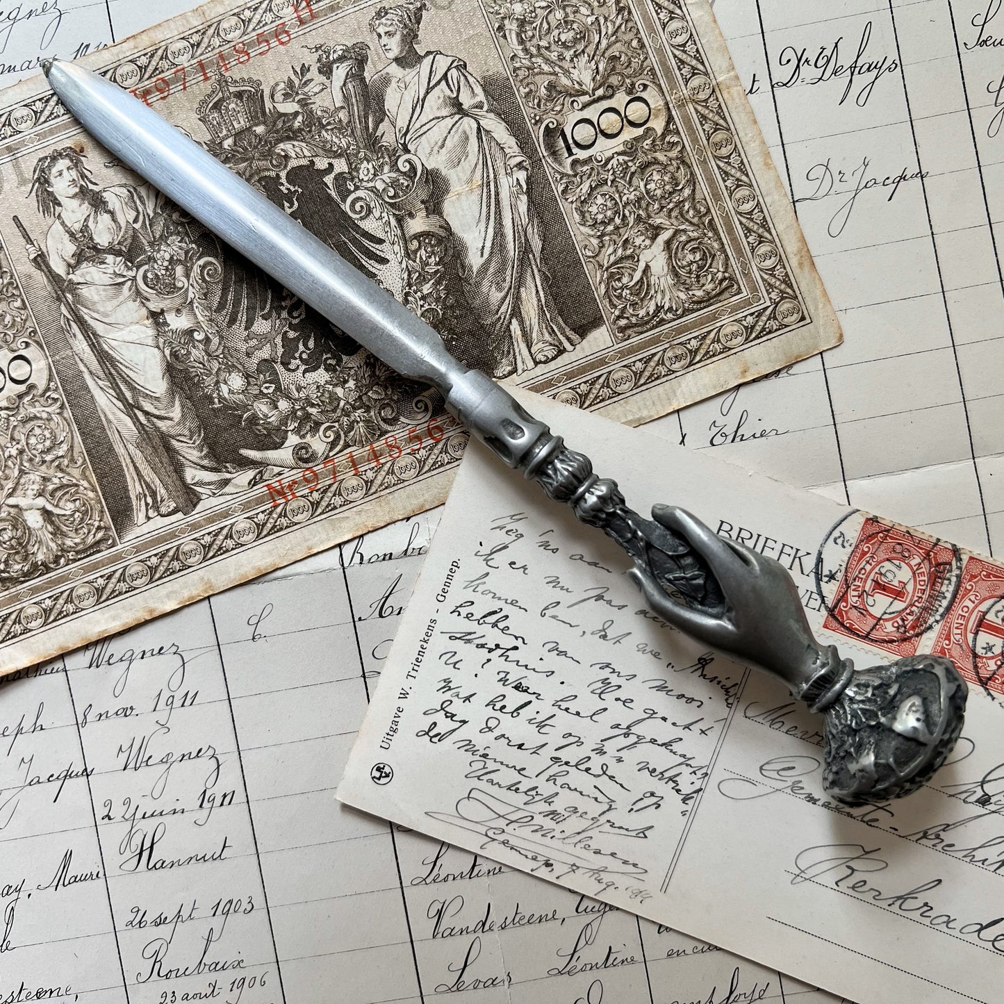 【Vintage】England - A. E. Williams Hand Design Paper Knife