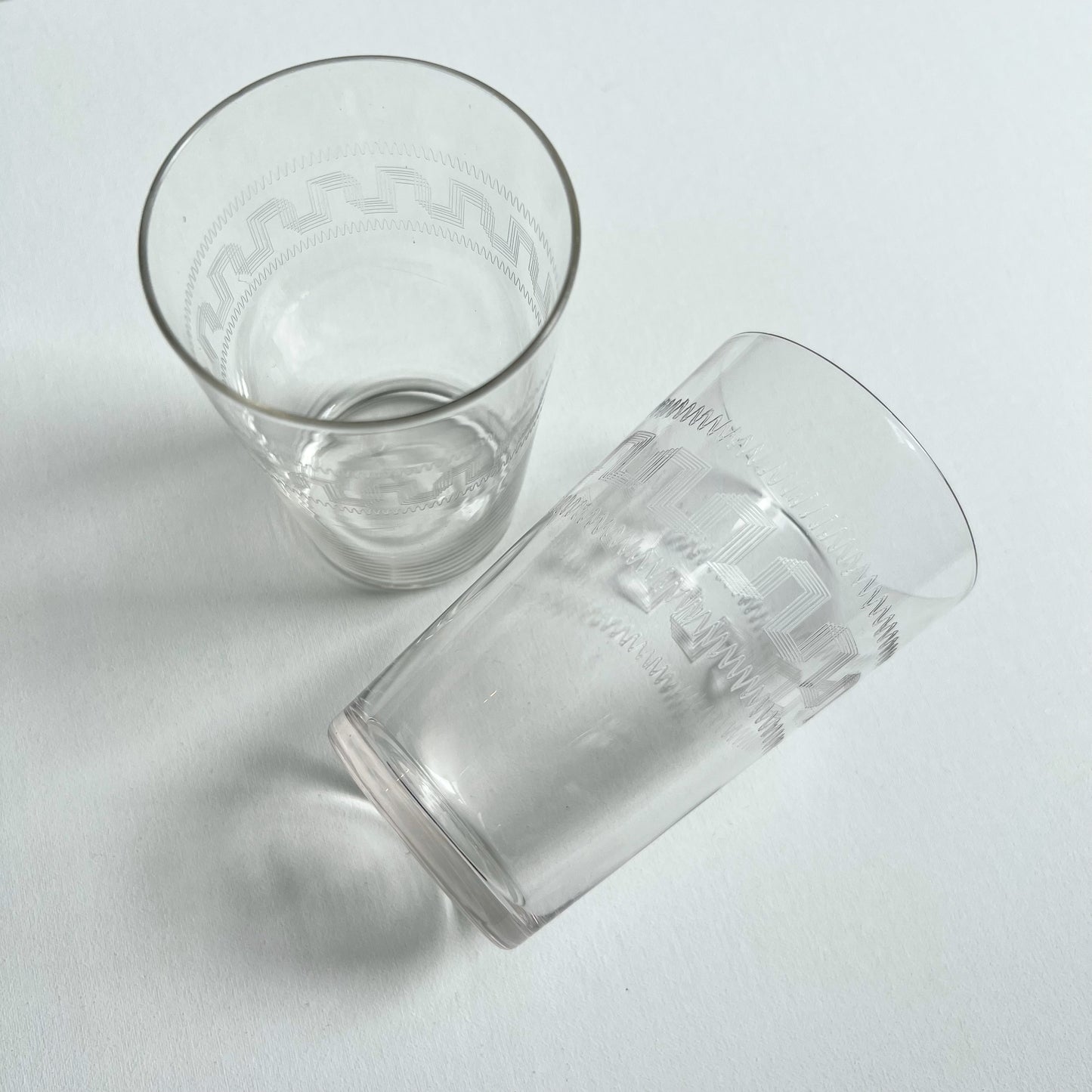 【Antique】France - 1900s Glass（Set of 2）