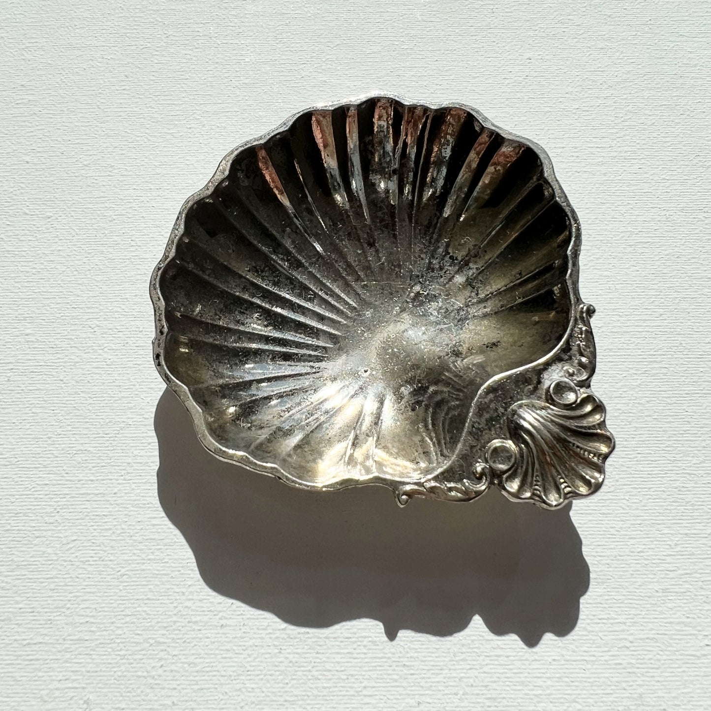 【Vintage】France - 1940‐50s Metal Shell Dish