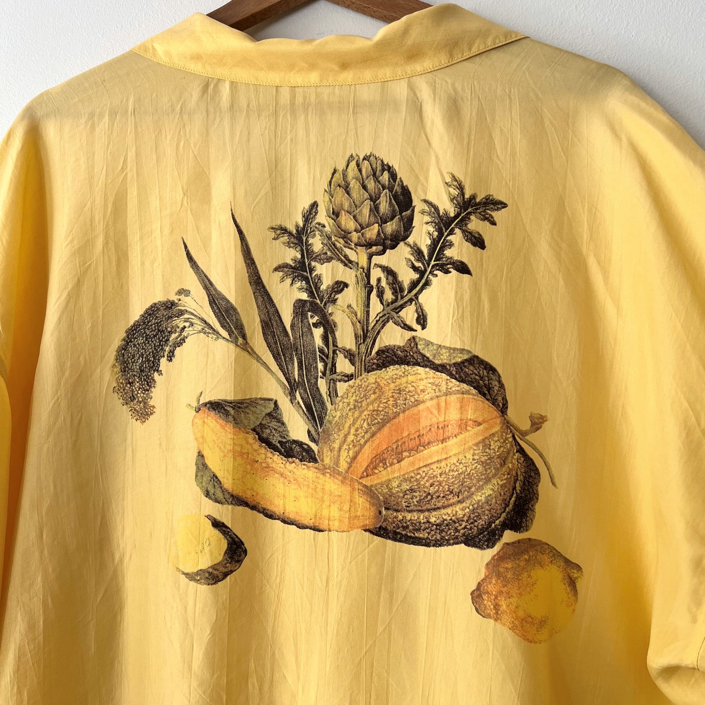 【Vintage】Germany 1970s Silk 100％ Shirt
