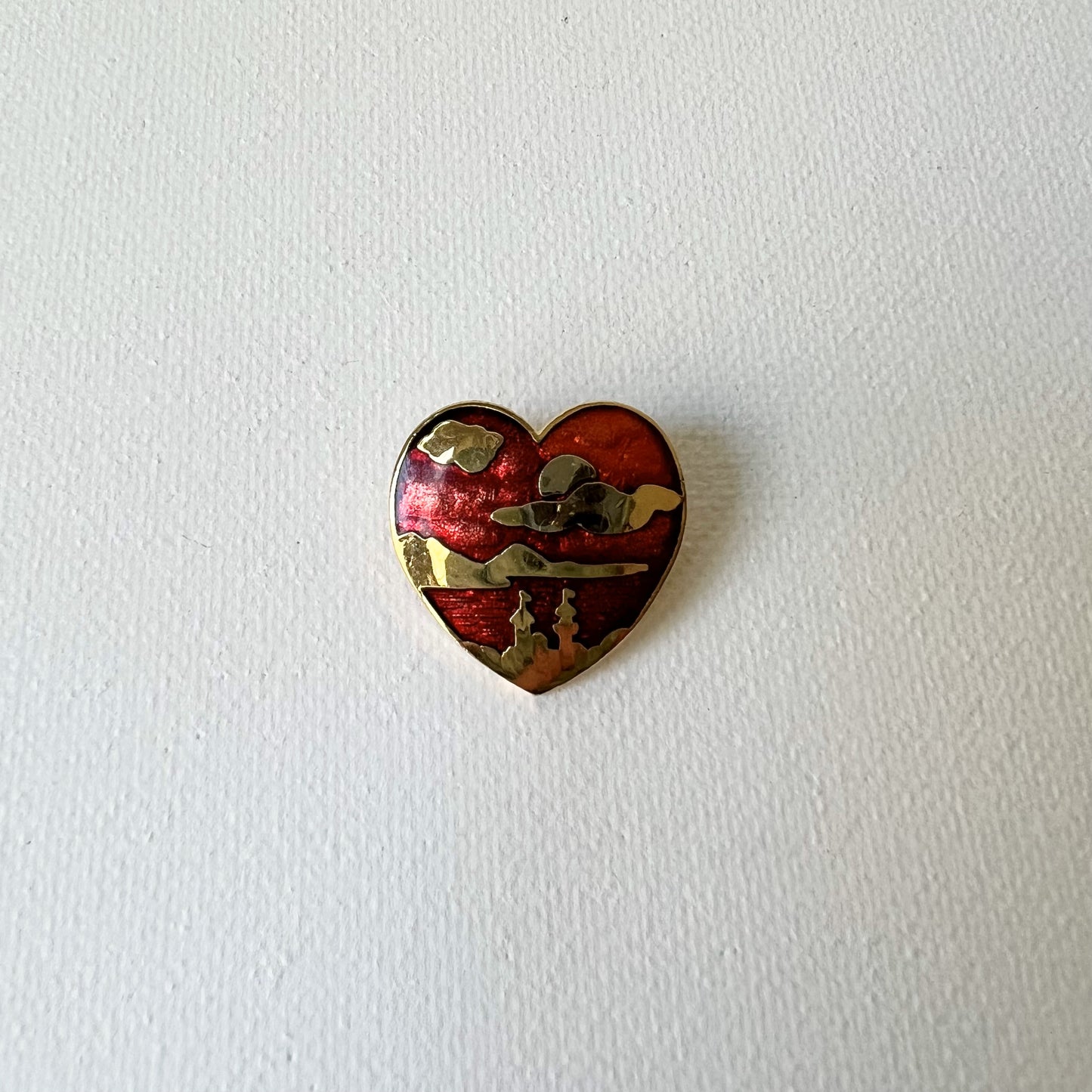 【Vintage】Heart Brooch