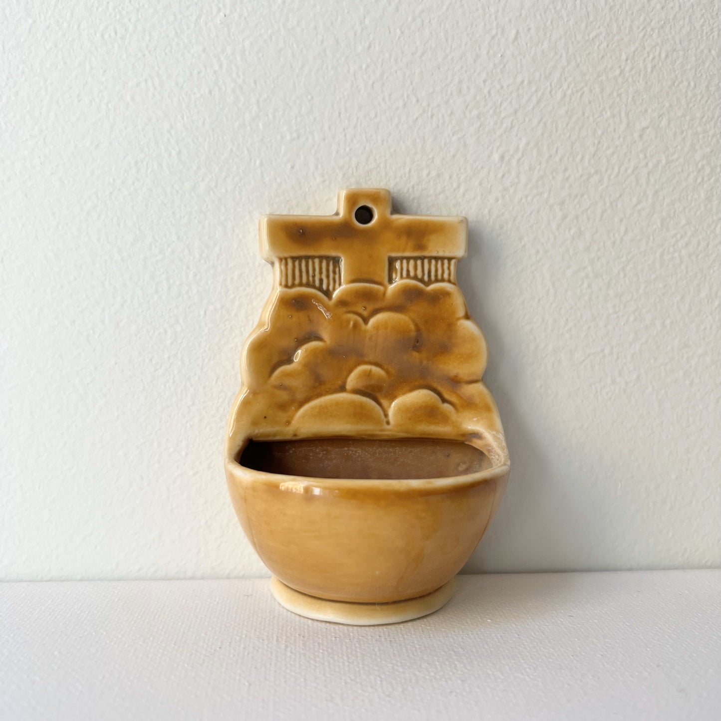 【Vintage】Germany ‐ Cross Holy Water Bowl