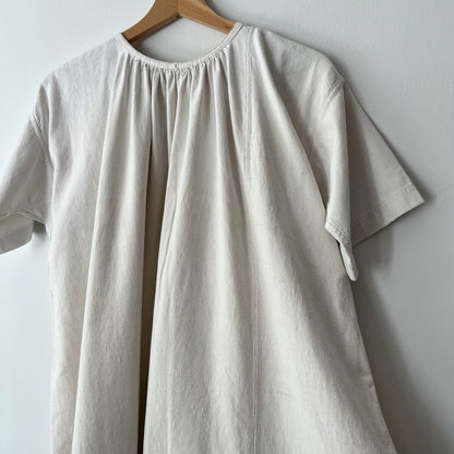 【Antique】France - 1920s Linen Dress（BF）