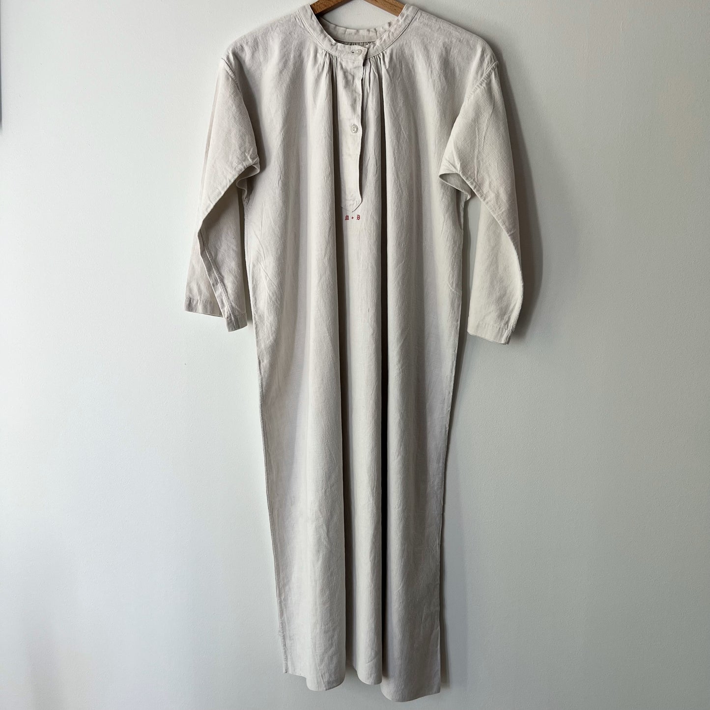 【Antique】France - 1920s Linen Dress（MB）