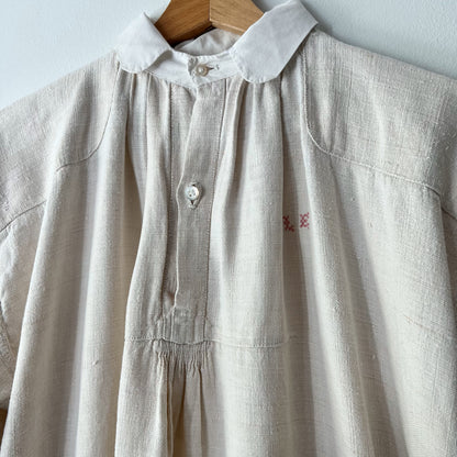 【Antique】France - 1920s Linen Dress（LE）