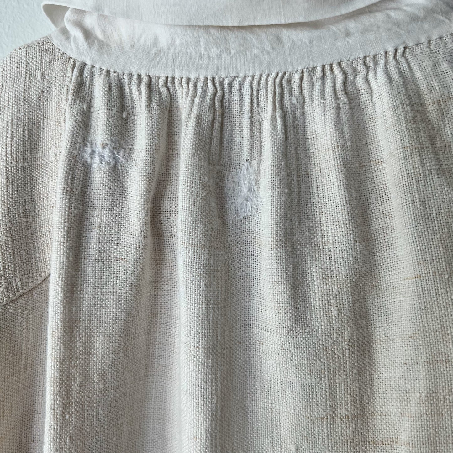 【Antique】France - 1920s Linen Dress（LE）