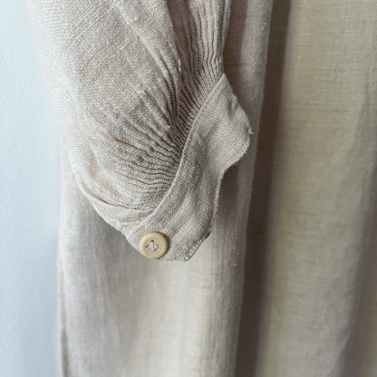 【Antique】France - 1920s Linen Dress（LE）