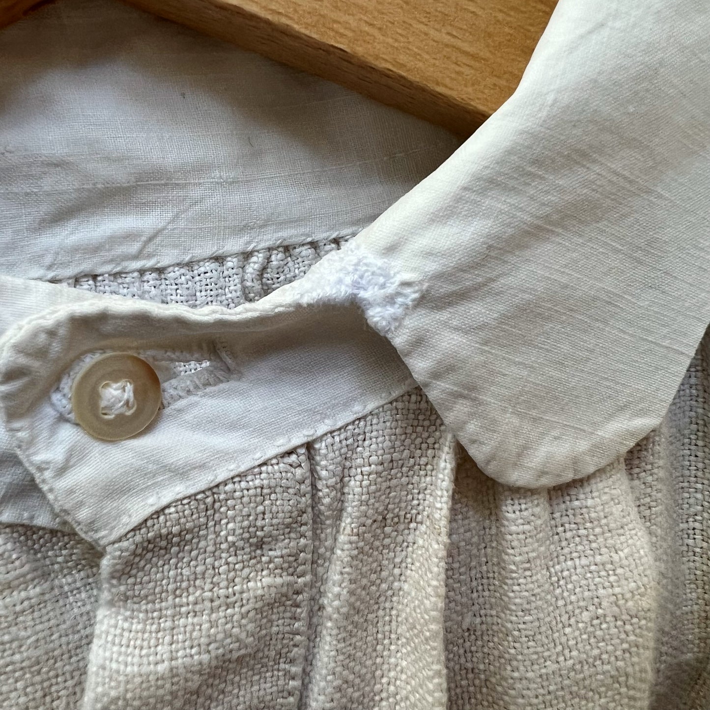 【Antique】France - 1920s Linen Dress（LE）