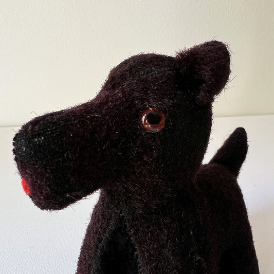 【Antique】Germany - 1920s  Black Dog