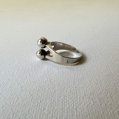 【Vintage】Silver835 Geometric Ring