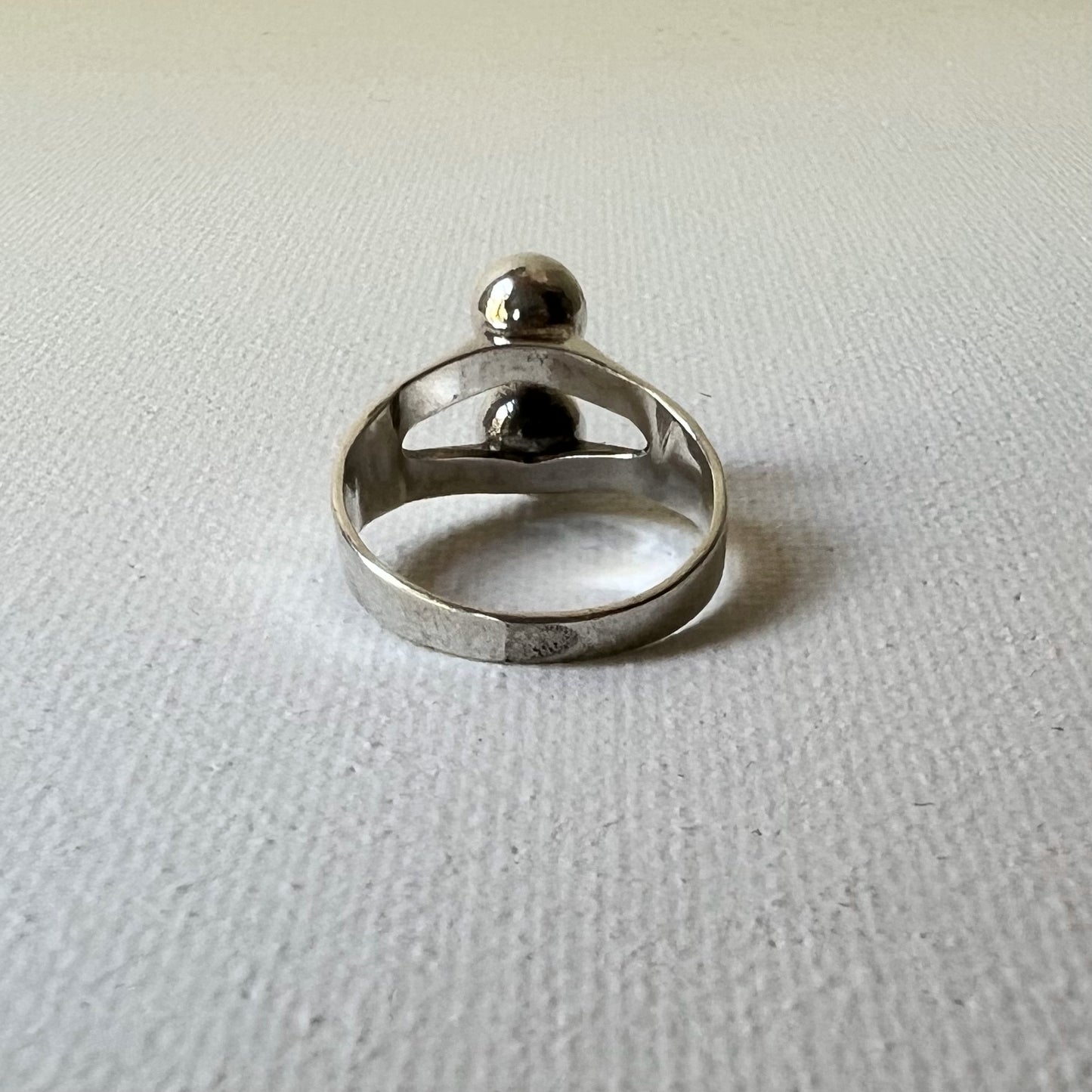 【Vintage】Silver835 Geometric Ring