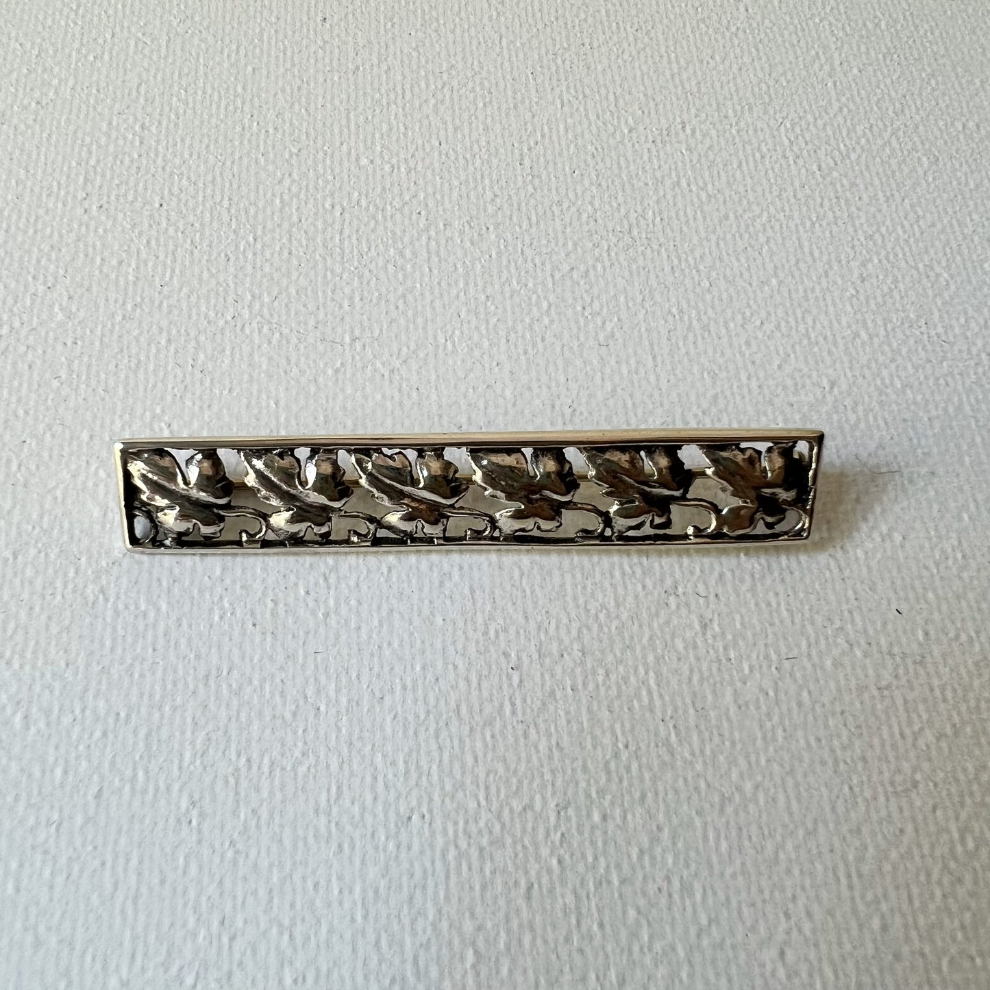 【Vintage】Silver Leaf Brooch