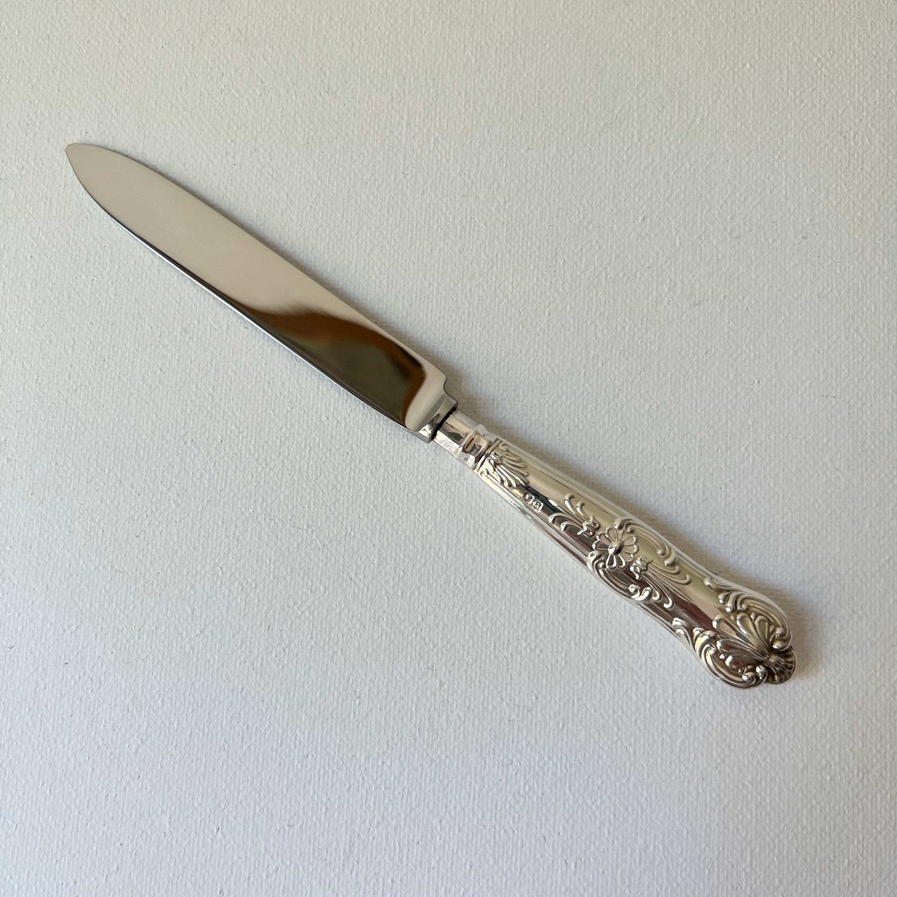 Antique】England Charles Havenhand 1920s Silver Butter Knife 