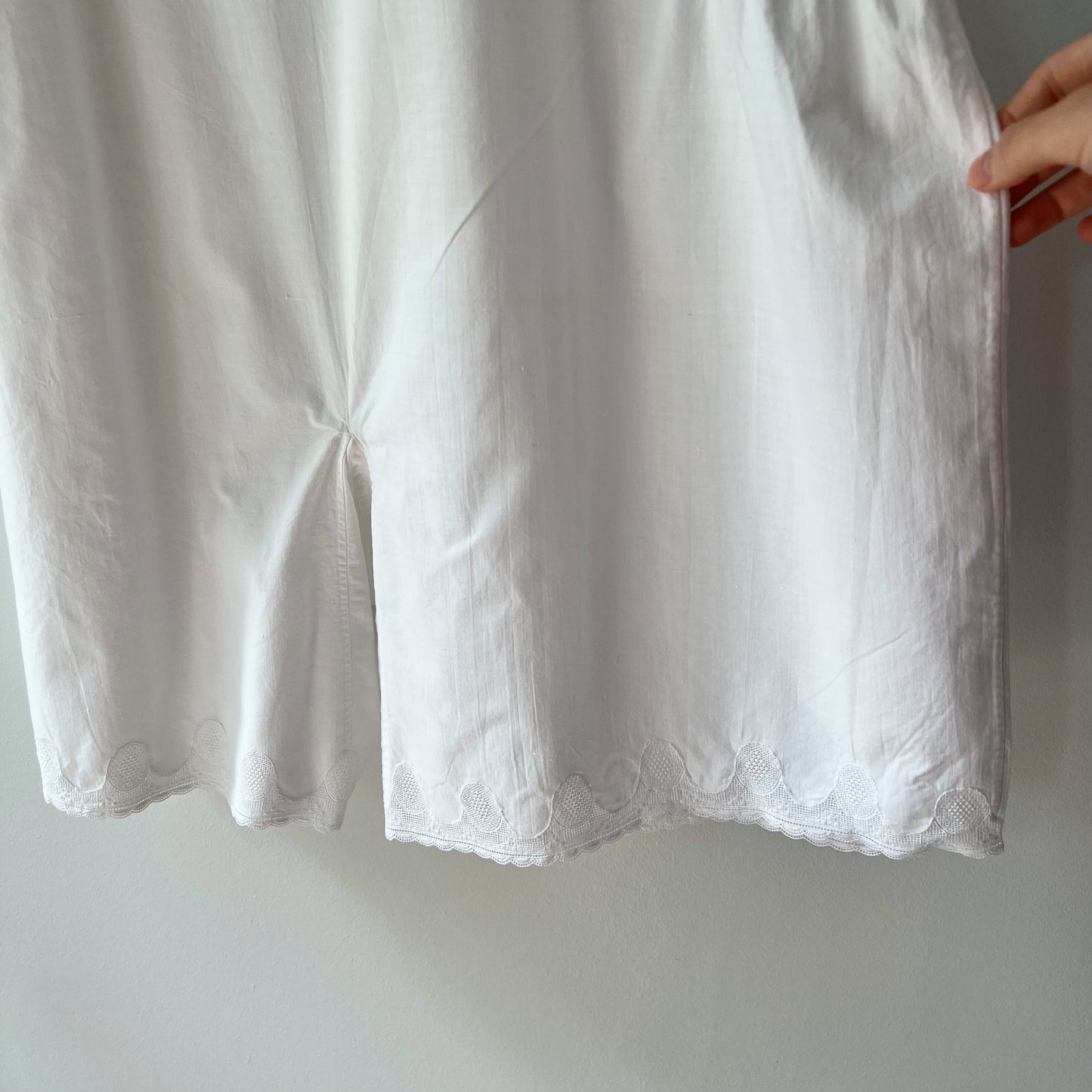 【Antique】France - 1920s Cotton Rompers