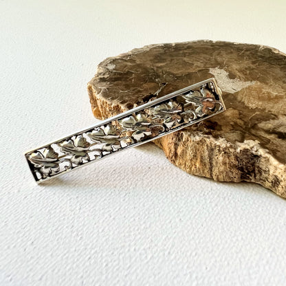 【Vintage】Silver Leaf Brooch