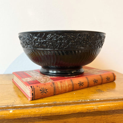 【Antique】UK - 1800-30s Wedgwood Black Pottery Bowl