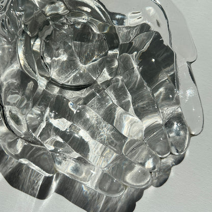 【Vintage】1940-60s Glass Hand Tray