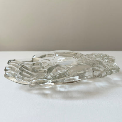 【Vintage】1940-60s Glass Hand Tray