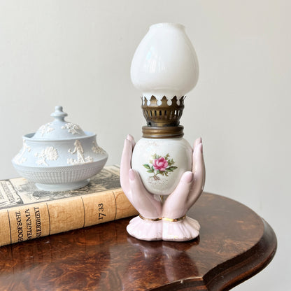 【Vintage】1950s Hand Motif Lamp Object B