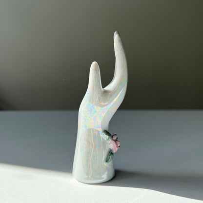 【Vintage】US ‐ 1950‐70s Pottery Hand Motif Object