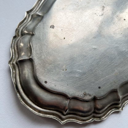 【Vintage】Italy 1960s Cedrata Tassoni Stainless Steel Tray