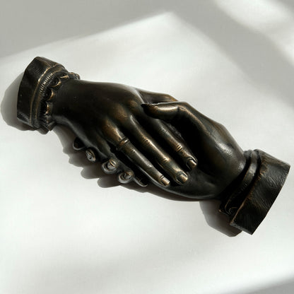 【Antique】UK - 1900s Shaking Hands Object 《Special》