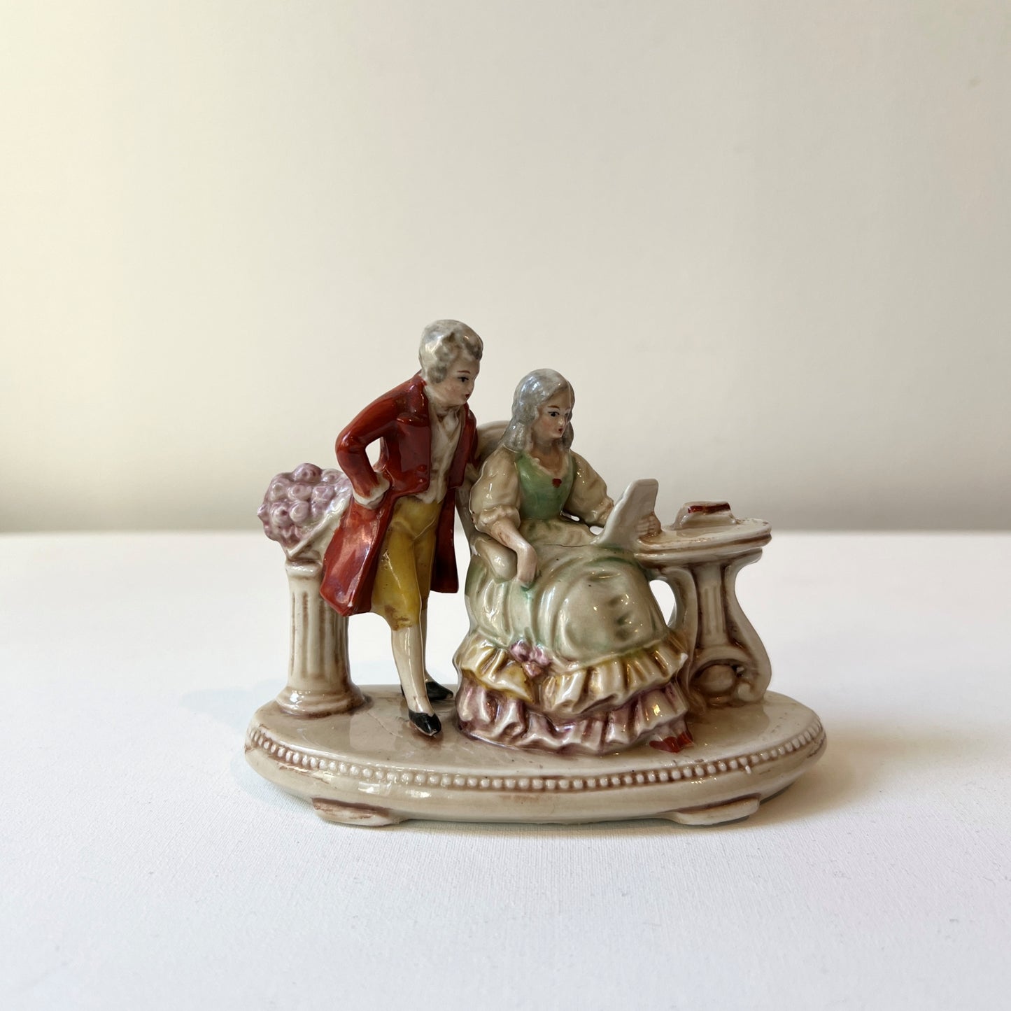 【Vintage】Germany ‐ 1940-50s Lovely Couple Figurine