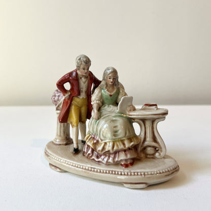 【Vintage】Germany ‐ 1940-50s Lovely Couple Figurine